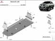 Scut rezervor Mitsubishi L 200 51