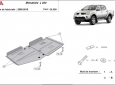 Scut cutie de viteză și reductor Mitsubishi L 200 51