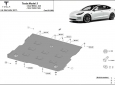 Scut motor faţă Tesla Model 3 AWD 51
