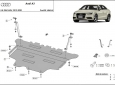 Scut motor din aluminiu Audi A3 51