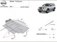 Scut motor din aluminiu Nissan Pathfinder 51
