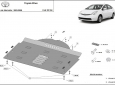 Scut antifurt catalizator pentru Toyota Prius 2 51