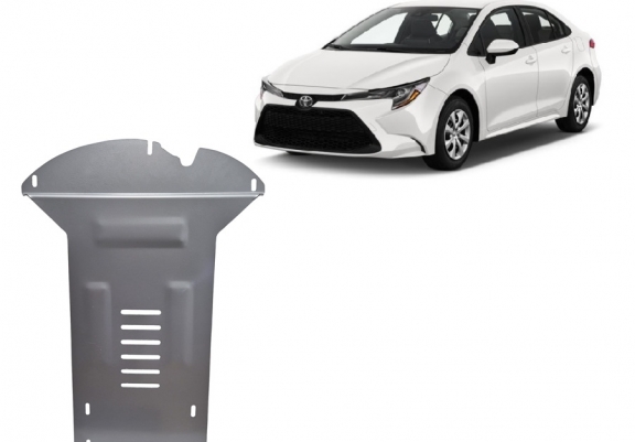 Scut antifurt din aluminiu pentru catalizator Toyota Corolla
