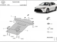 Scut antifurt din aluminiu pentru catalizator Toyota Corolla 54
