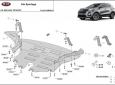 Scut motor din aluminiu Kia Sportage 54