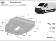 Scut motor din aluminiu Nissan Interstar 54