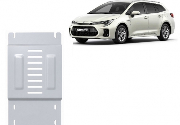 Scut antifurt din aluminiu pentru catalizator Suzuki Swace