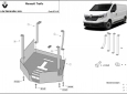Scut antifurt catalizator pentru Renault Trafic 54