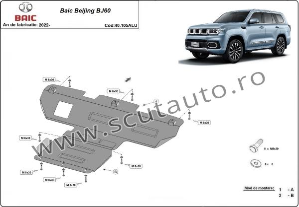 Scut auto din aluminiu Baic Beijing BJ60
