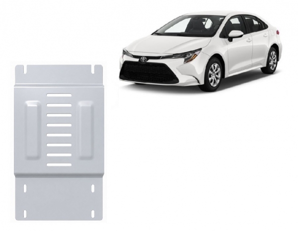 Scut antifurt din aluminiu pentru catalizator Toyota Corolla