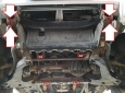 Scut motor și radiator Mitsubishi Pajero 3 (V60, V70) 60