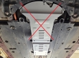Scut antifurt din aluminiu pentru catalizator Toyota Corolla 58