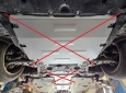 Scut antifurt din aluminiu pentru catalizator Toyota Corolla 59